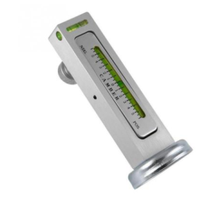 Positioning level car magnetic four-wheel spirit level ruler