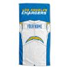 [Personalization Only] Los Angeles Chargers "Jersey" Personalized Beach Towel