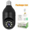 360¬∞ Light Bulb WiFi Camera Wireless Home Security Cam Waterproof IR Night Smart