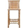 Bar Stools 2 pcs Bamboo