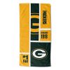 [Personalization Only] Packers Colorblock Personalized Beach Towel