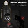 360¬∞ Light Bulb WiFi Camera Wireless Home Security Cam Waterproof IR Night Smart