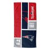 [Personalization Only] Patriots Colorblock Personalized Beach Towel