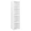 Wall-mounted TV Cabinet High Gloss White 14.6"x14.6"x56.1" Engineered Wood