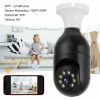 360¬∞ Light Bulb WiFi Camera Wireless Home Security Cam Waterproof IR Night Smart