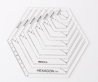 Diamond Patch Ruler Patchwork Tool (Option: Hexagon)