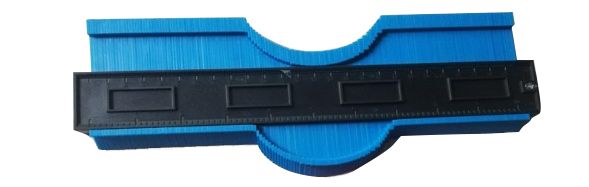 Radial Ruler Contour Gauge Taker Profile Gauge (Option: Blue 250 mm)