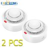 Tuya WiFi Smoke Alarm Fire Protection Smoke Detector Smokehouse Combination Fire Alarm Home Security System Firefighters